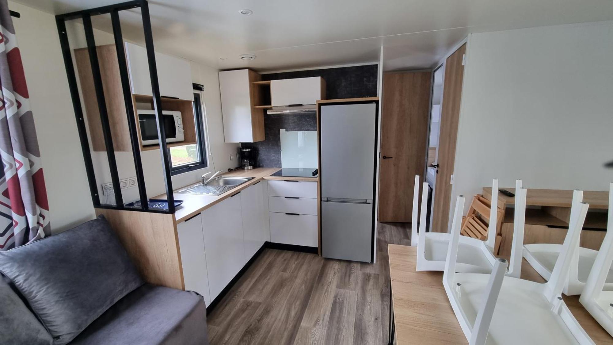 Mobil-home, hotelier, tente safari wood lodge Bois Morin Buitenkant foto